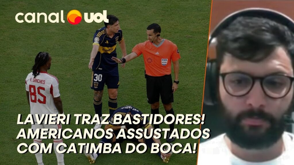 DANILO LAVIERI RELATA REAÇÃO DOS AMERICANOS COM CATIMBA DO BOCA JUNIORS CONTRA O BENFICA NO MUNDIAL