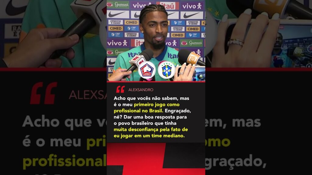 ALEXSANDRO FEZ SUA ESTREIA EM SOLO BRASILEIRO! 🔥 #shorts