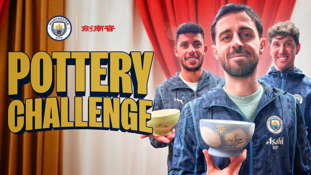 Man City Players compete in action-packed pottery challenge!