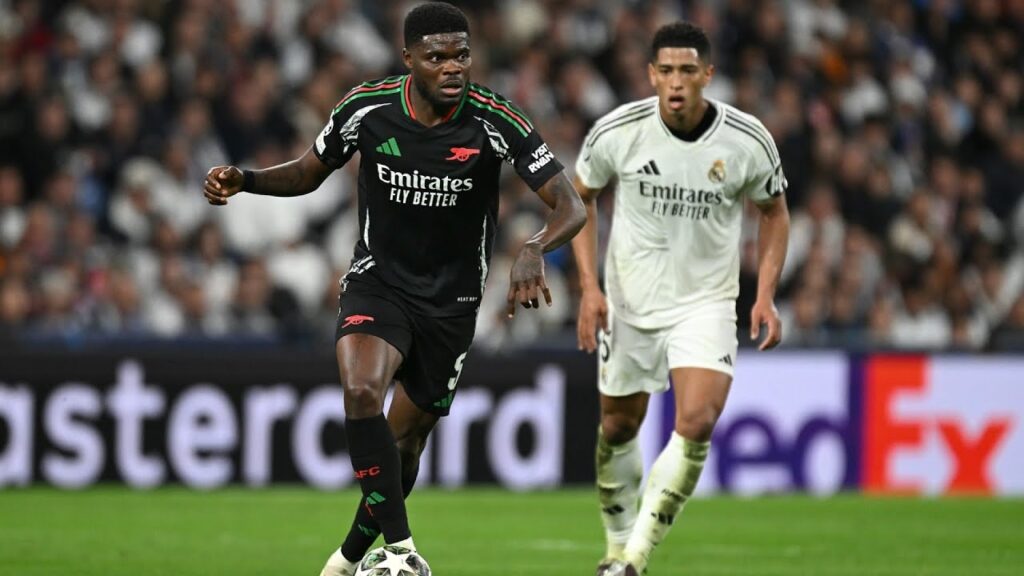 Thomas Partey Arsenal vs Real Madrid (A) 24/25