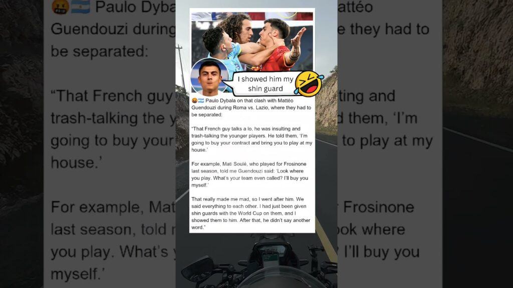 Paulo Dybala vs Matteo Guendouzi #football #shorts