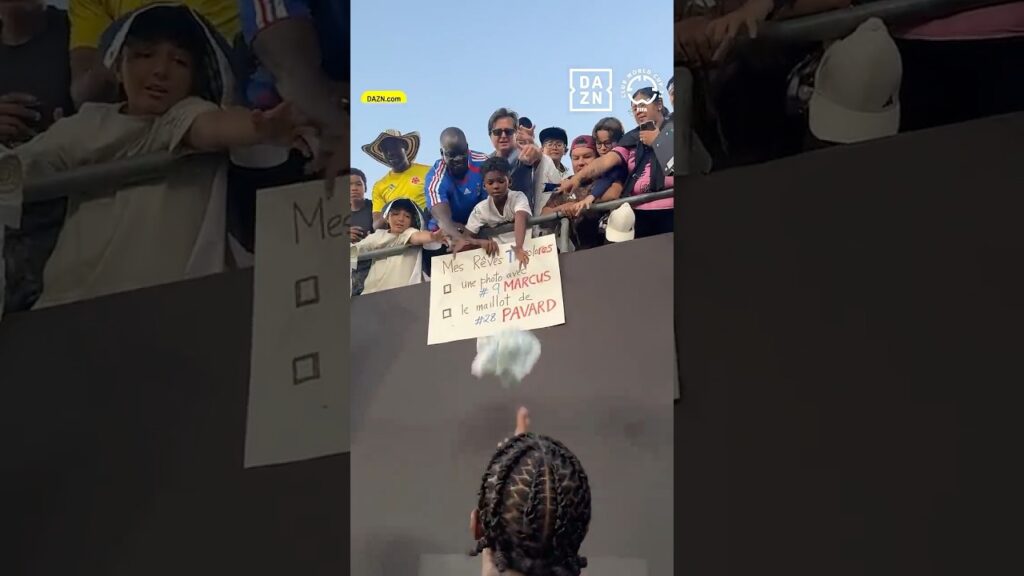 “Thuram è il nostro idolo” 💘 Marcus dona la maglia ad un super tifoso 🤩👕