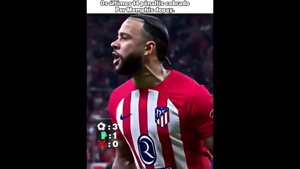 OS ÚLTIMOS 14 PÊNALTIS COBRADOS DE MEMPHIS DEPAY 👉🏻🦁👈🏻 #centralsccp #corinthians #editsccp #sccp