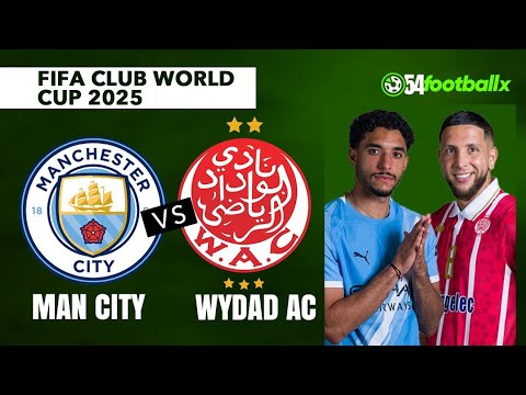 MAN CITY VS WYDAD AC LIVE COMMENTARY! #football