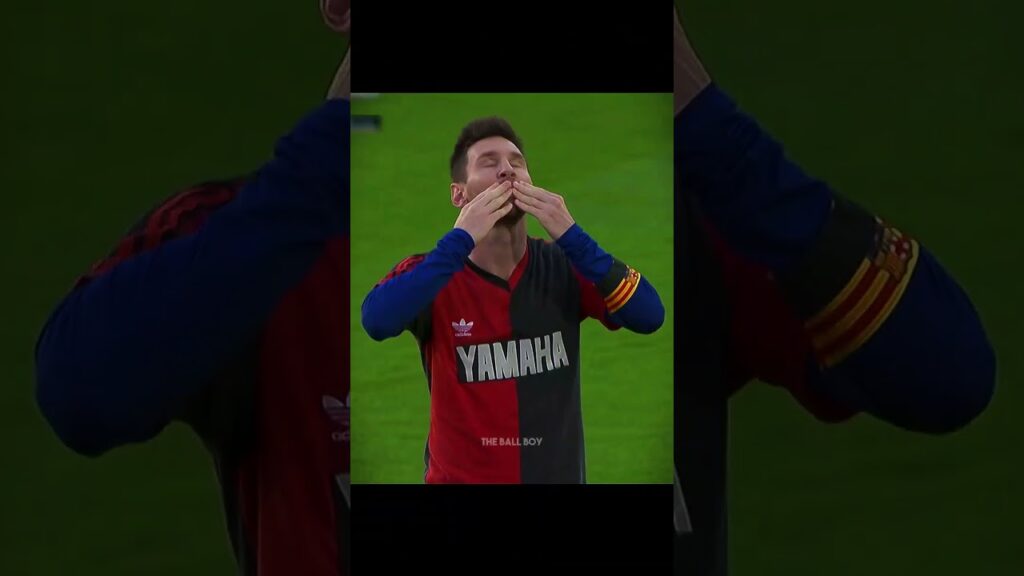 One of Lionel Messi’s Most Iconic Goals 🥶🔥#messi #football #barcelona #goal #celebration