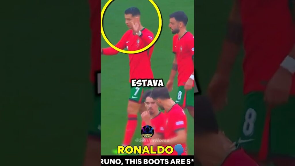 Amizade entre Ronaldo e Bruno Fernandes ❤️