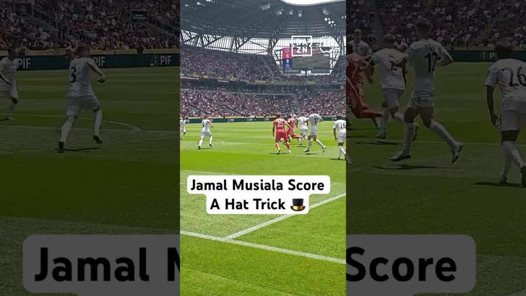 Jamal Musiala, the hat-trick hero for FC Bayern 🎩
