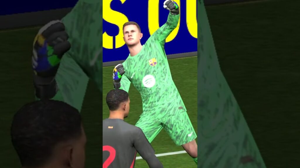 Marc Andre Ter Stegen in his prime #efootball #barcelona#goalkeeper  #terstegen #prime