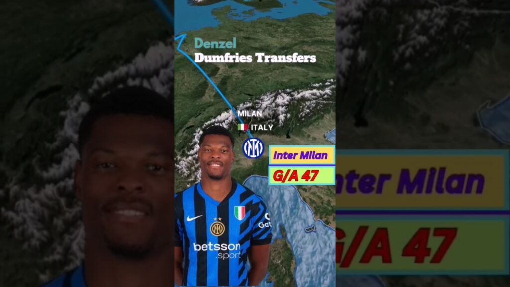 Denzel Dumfries Transfers #intermilan #dutchfootball #championsleague #seriea #ucl #uclfinal2025
