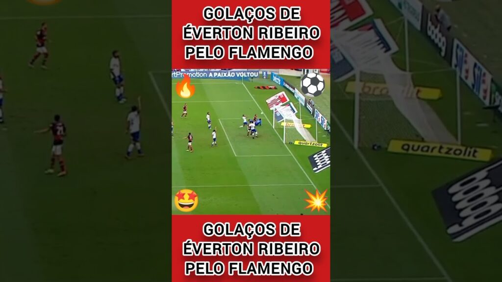 GOLAÇOS DE ÉVERTON RIBEIRO PELO FLAMENGO #SHORTS #FUTEBOL #MUSIC #FUTBOL