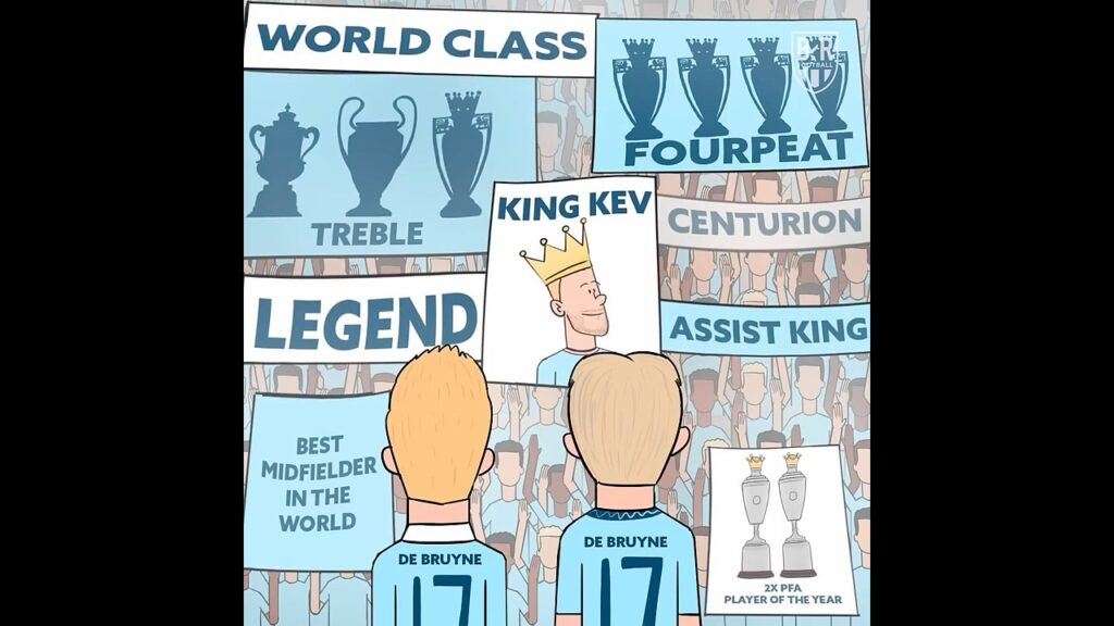 422 games. 177 assists. 108 goals. 18 trophies. Kevin De Bruyne leaves Man City a legend 🥺👏