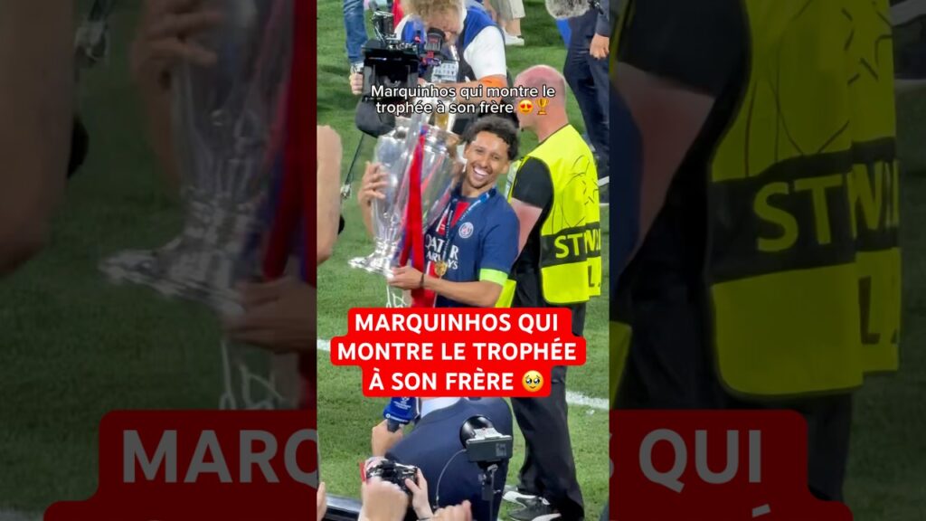 C’est la plus belle vidéo du jour 🥹🫂 #marquinhos #psg #liguedeschampions #footballvideos