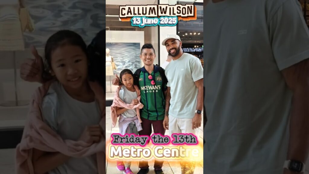 Callum Wilson In Metrocentre Gateshead Newcastle Upon Tyne United Kingdom on Friday The 13th