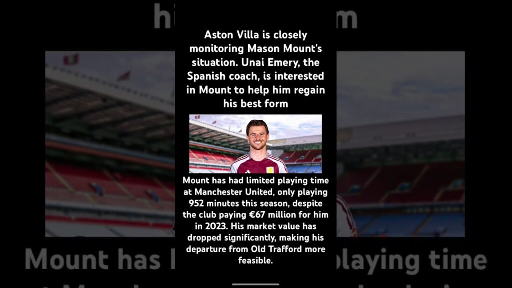 Mason Mount to Aston Villa??? #transfernews #manchesterunited #transfernews #news #football
