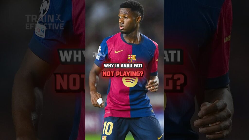 Why Is Ansu Fati not playing? #football #soccer #laliga #barcelona #footballplayer