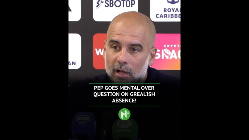 Pep goes mental at journalist over Jack Grealish question😨
