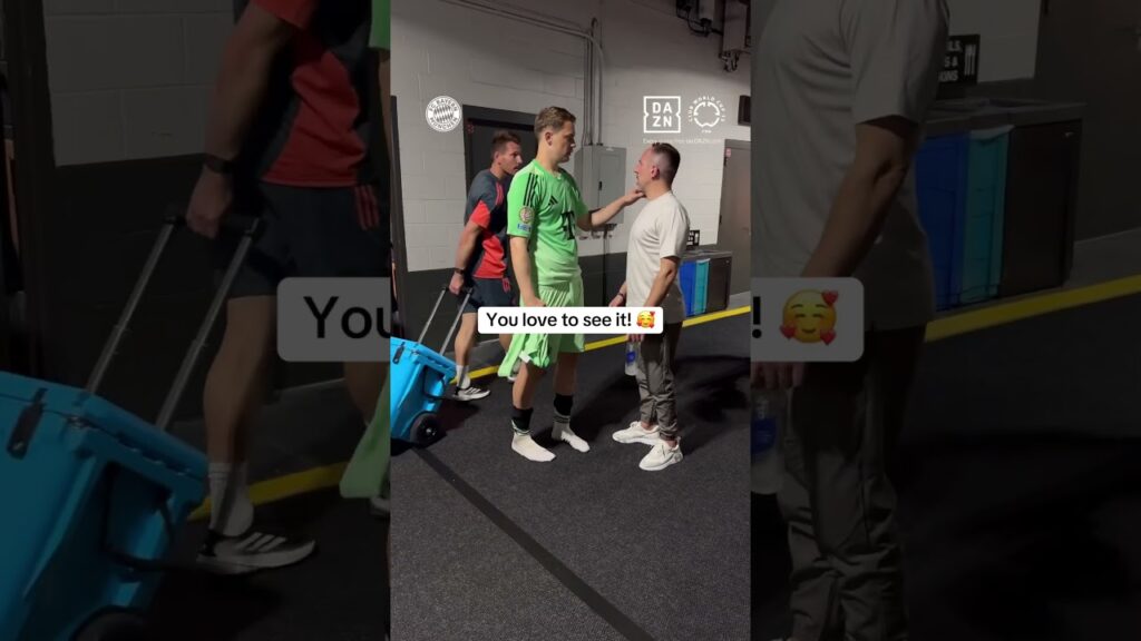 🥰 Legends reunion: Manuel Neuer 🤝 Franck Ribéry ❤️🤍