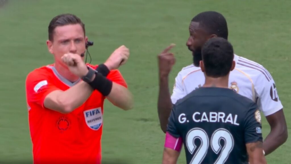 Antonio Rüdiger faced Racism from Gustavo Cabral Fight, Referee activated anti-racism protocol