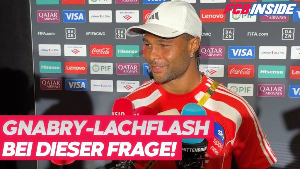 Lachflash! Bei dieser Frage muss Bayern-Star Gnabry abbrechen