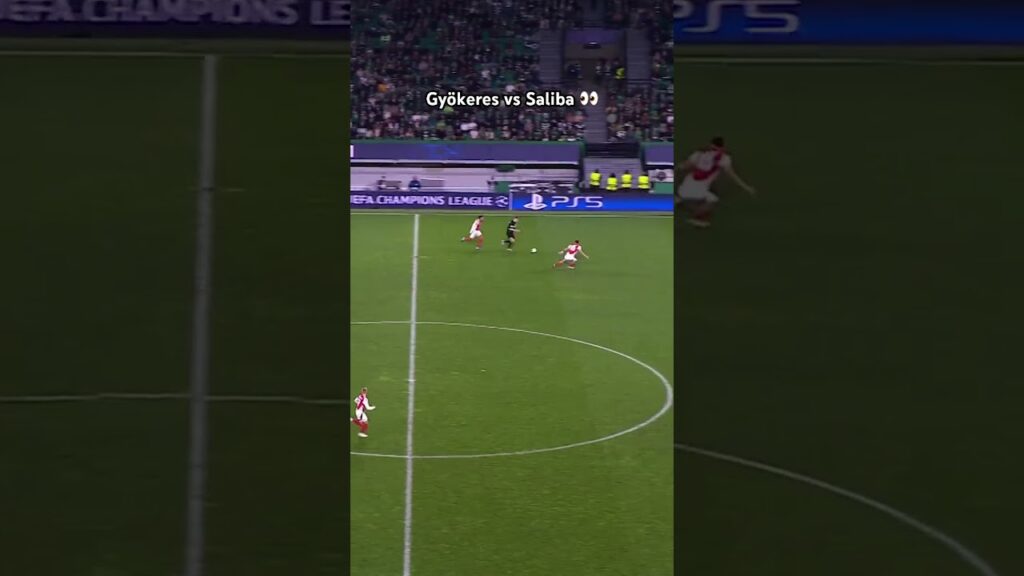 When Gyökeres met Saliba!