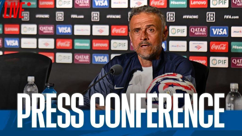🇺🇸⚽️ La conférence de presse de Luis Enrique avant Seattle 🔴🔵