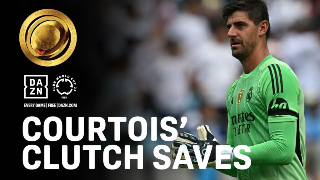 Thibaus Courtois Made TEN Saves | FIFA Club World Cup Real Madrid Highlights
