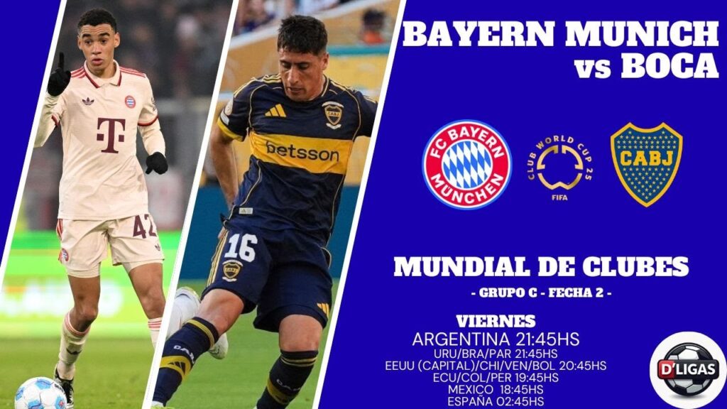 BOCA vs BAYERN MUNICH - MUNDIAL DE CLUBES - FECHA 2 - EN VIVO