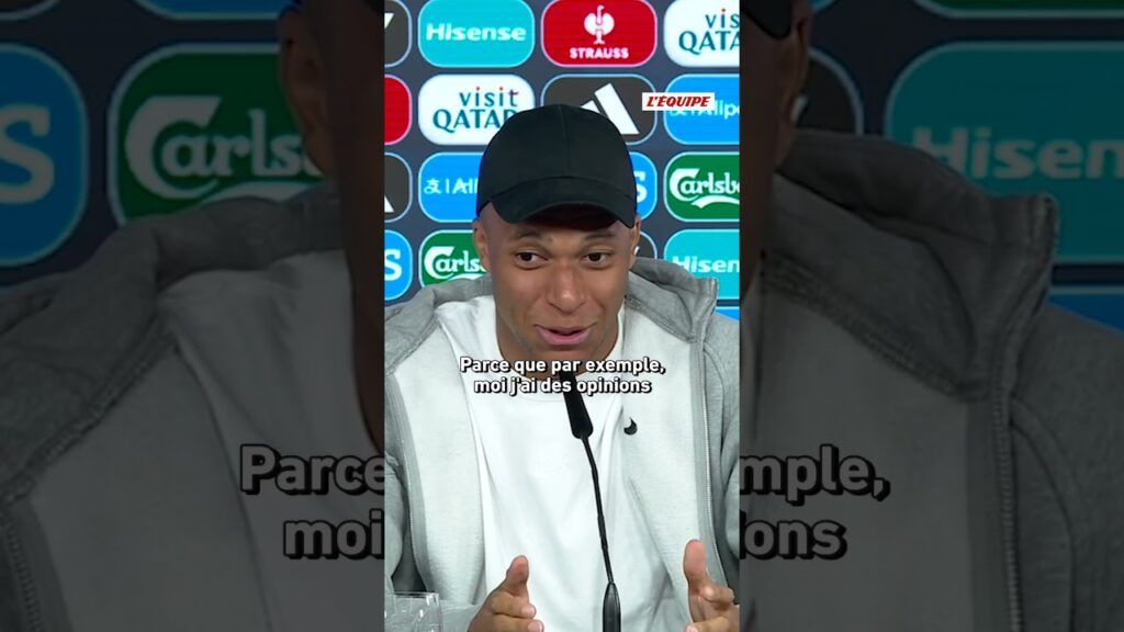 💬 Kylian Mbappé questionné sur sa place pour le Ballon d'Or 2025.. #mbappe #france #ballondor