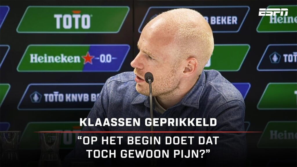 Davy KLAASSEN in DISCUSSIE op persconferentie: "Ik laat je zo wel die wond even zien" 😤