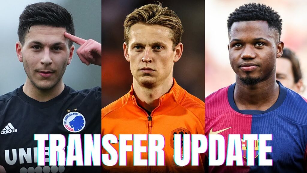 Roony Bardghji to Barcelona | Ansu Fati to Monaco | Frenkie De Jong set to renew