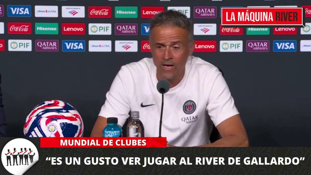 🎤 LUIS ENRIQUE LLENÓ DE ELOGIOS A GALLARDO: "ES UN GUSTO VER JUGAR A RIVER"