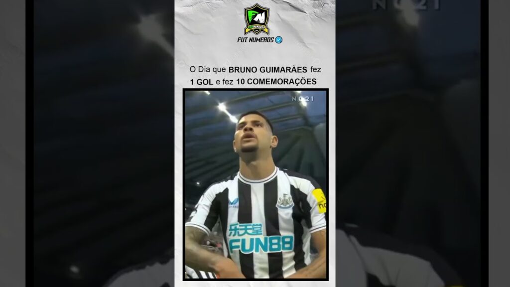 BRUNO GUIMARÃES FEZ 10 COMEMORAÇÕES BRUNO GUIMARÃES FEZ 10 COMEMORAÇÕES