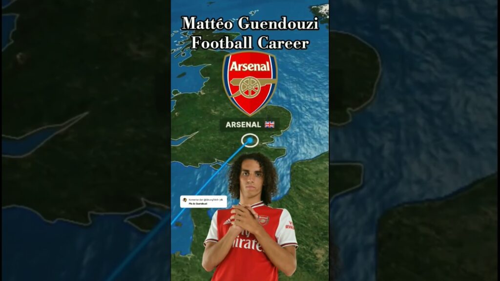 Mattéo Guendouzi Football Career #arsenal #shorts #player
