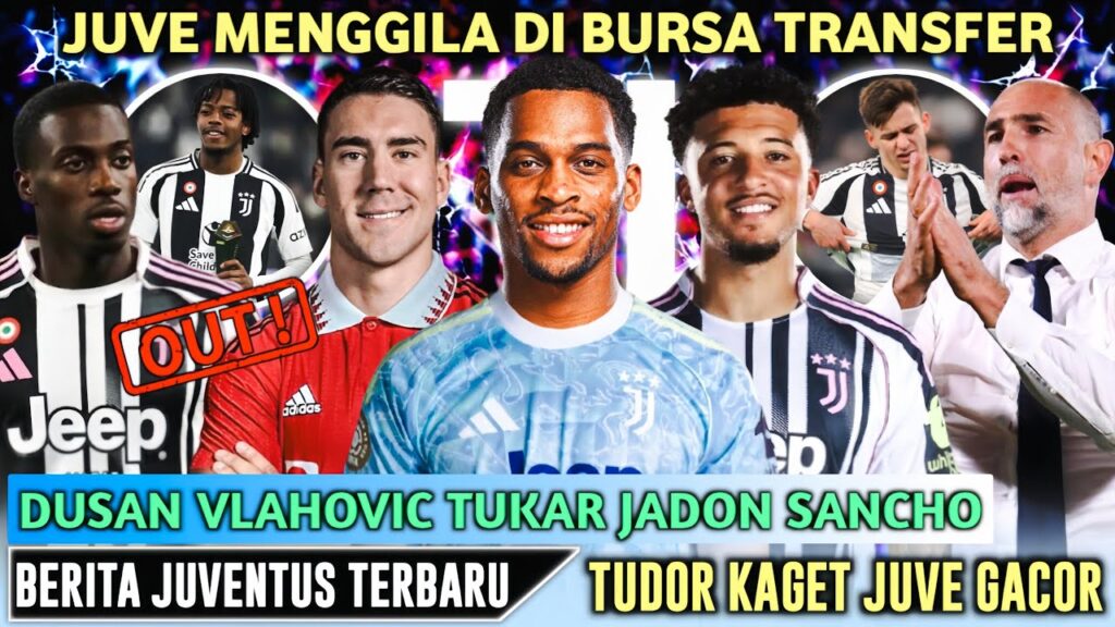 Gila! Juventus Angkut Jurrien Timber 🤩 Vlahovic Tukar Jadon Sancho 😱 Weah & Mbangula Out ✍️ Juventus