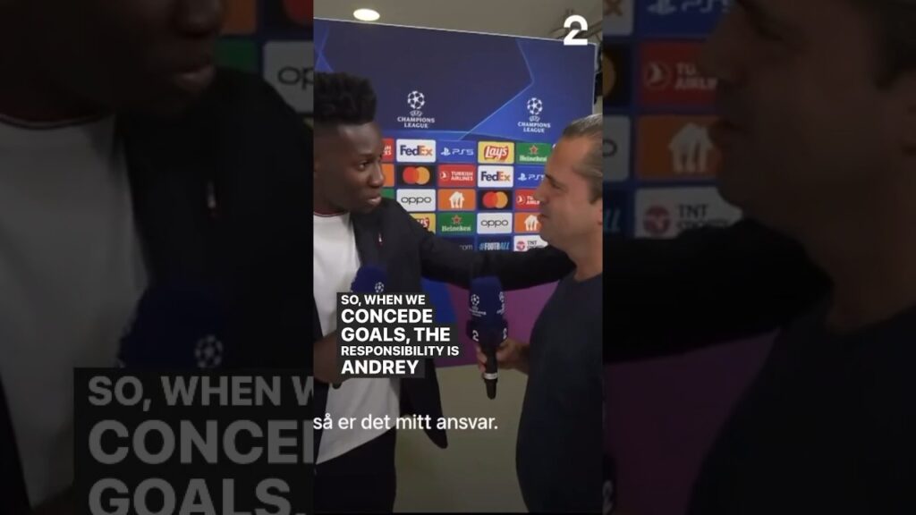 Incredible Onana interview 😂