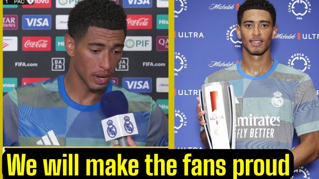 Jude Bellingham's interview| Real Madrid 3 vs 1 Pachuca| FIFA CLUB WORLD CUP
