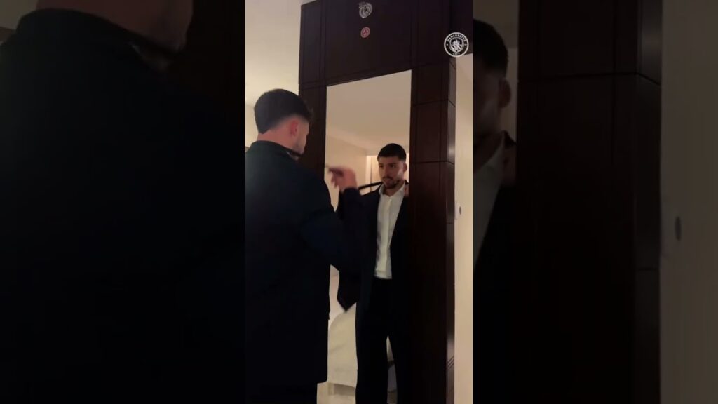 Ruben Dias getting ready to attend the Ballon Dor #mancity #premierleague#championsleague#ballondor