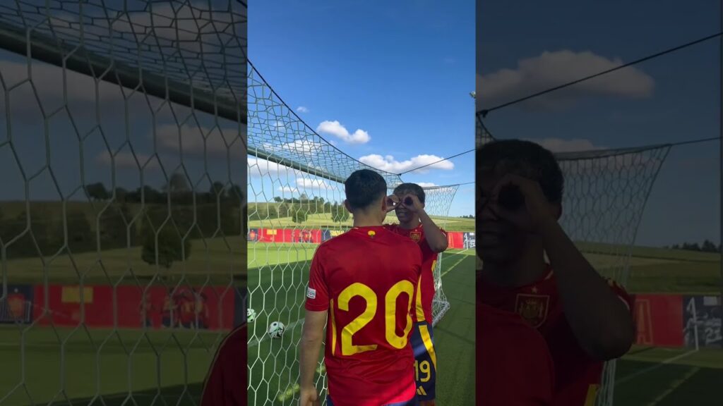 Pedri showing Lamine Yamal new places at his first Euro ๐โฝ๏ธ๐ #lamineyamal #footballshorts #football Pedri showing Lamine Yamal new places at his first Euro ๐โฝ๏ธ๐ #lamineyamal #footballshorts #football