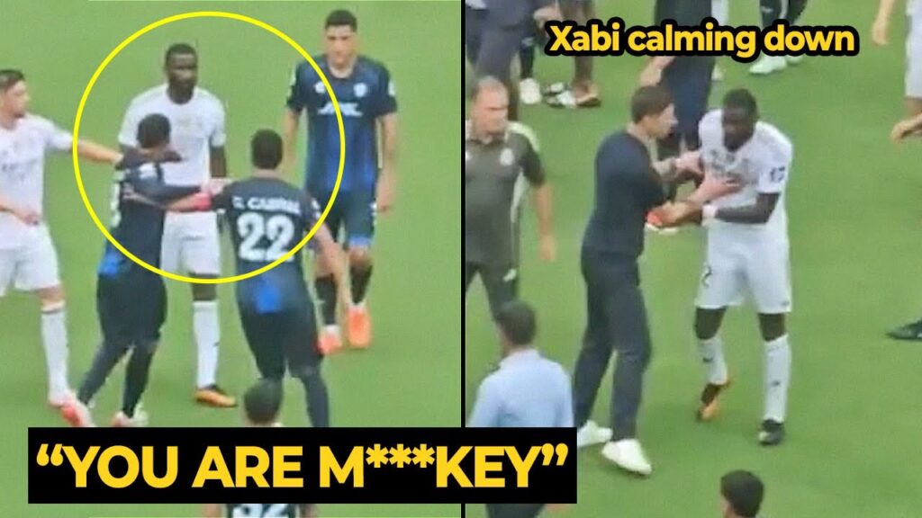 Xabi Alonso defends Rudiger after got r*cial *buse from Pachuca player | Real Madrid News
