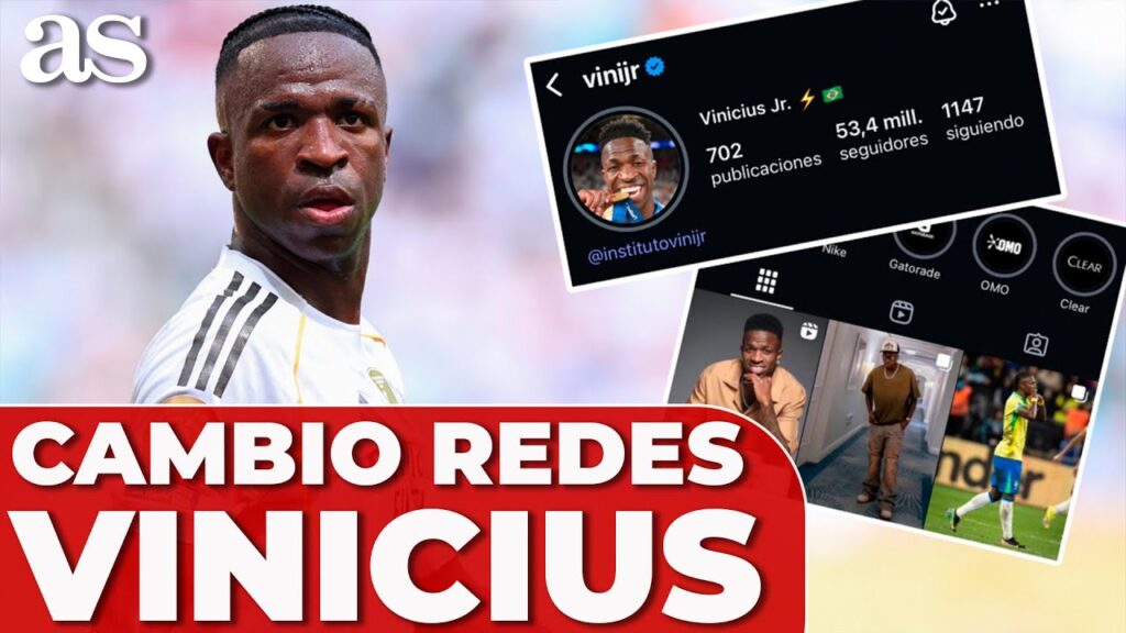 El RADICAL CAMBIO de VINICIUS en sus REDES SOCIALES