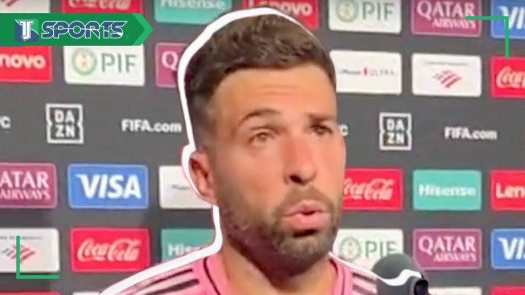 Jordi Alba NO SABE si Lionel Messi AMA u ODIA al PSG