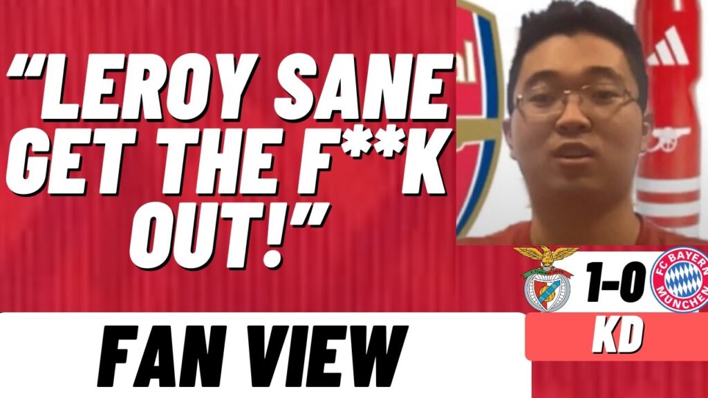 “LEROY SANE GET THE F**K OUT!!” - Benfica 1-0 Bayern Munich - Fan Cam (KD)
