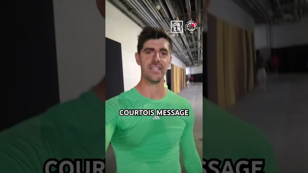 Thibaut Courtois with a special message 🗣️ #fifacwc #fifaclubworldcup #realmadrid #courtois