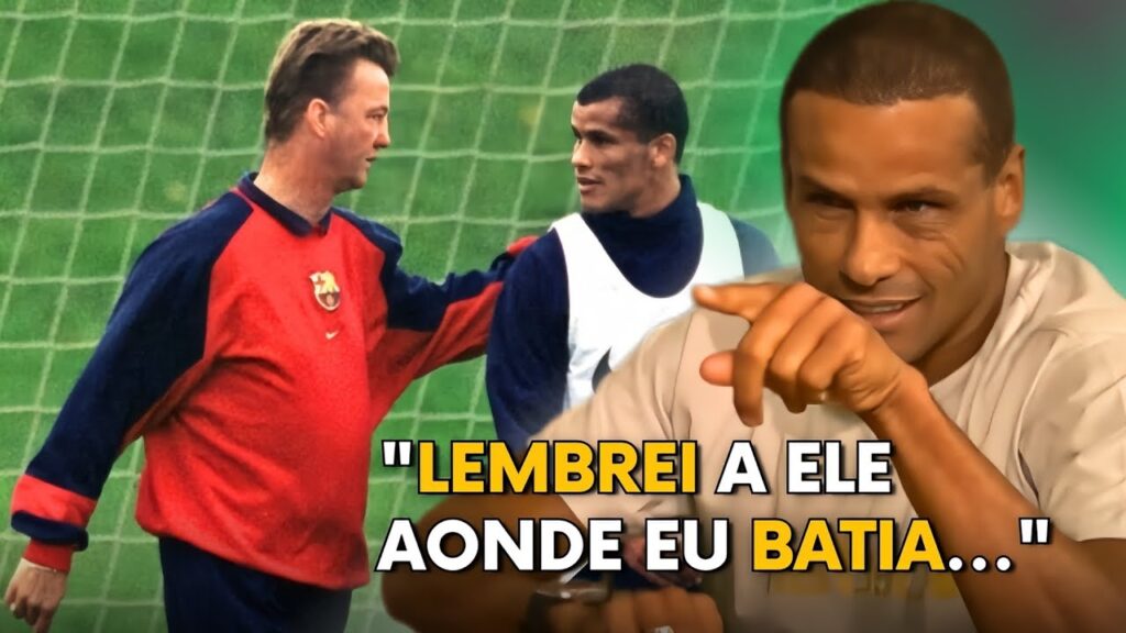RIVALDO E A TRETA COM VAN GAAL