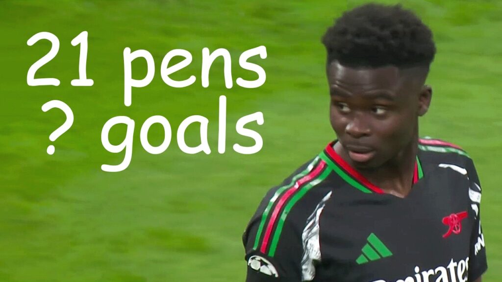 I found all Bukayo Saka's penalties...