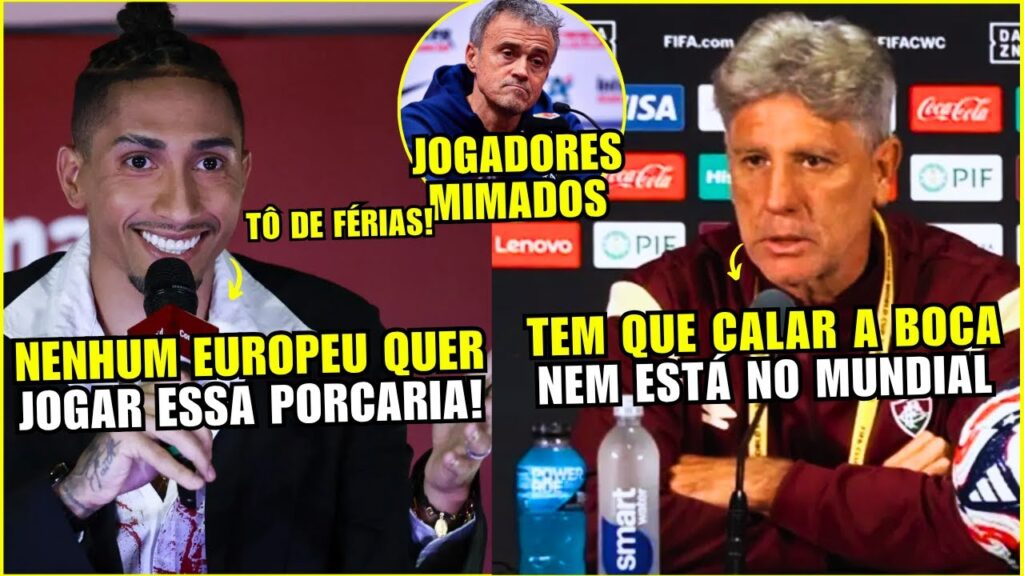 RAPHINHA DETONA MUNDIAL DE CLUBES E CRITICA FALTA DE FÉRIAS PROS JOGADORES E TOMA INVERTIDA