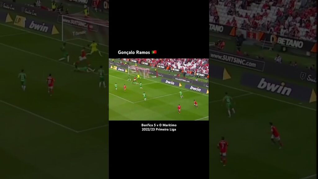 Request - Goncalo Ramos: Scoring a backheel golazo playing for Benfica. An absolute screamer goal
