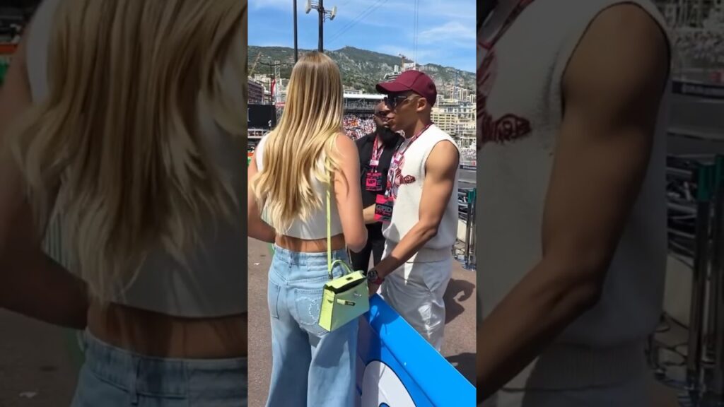 ❤️ Kylian Mbappé invité du Grand Prix de Monaco en F1 (Real Madrid) #football #shorts