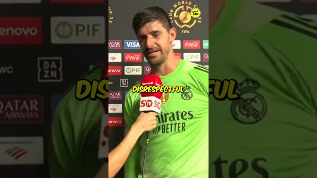 Thibaut Courtois did not disrespect Carlo Ancelotti and Madrid players outplayed by Al-Hilal 🤨🧐