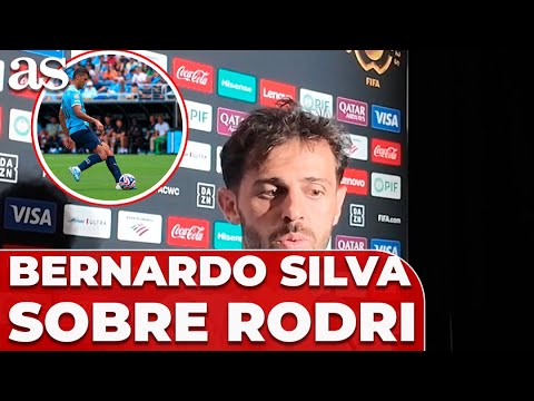 BERNARDO SILVA destaca la GRAN VERSIÓN de RODRI a la VUELTA de su LESIÓN